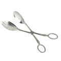 Snacks Salad Bread Pastry Baking Fruit Salad Cake Clips,round Silver