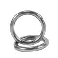 M4 X 30mm Stainless Steel Strapping Welded Round O Rings 10 Pcs