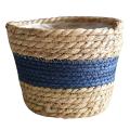 Seagrass Planter Woven Flower Pot Basket with Waterproof Liner,small