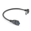 Usb 3.0 Angle 90 Degree Extension Cable Male to Female Adapter Up