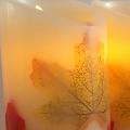 Electronic Candle Light Maple Leaf Simulation Swing Home Decoration