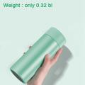 Cute Water Bottle-insulated Vacuum Vial-leakproof & Anti-spill,green