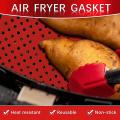 3pcs Non-stick Silicone Air Fryer Mats Reusable for Kitchen 8.5inch