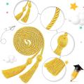 6pcs Graduation Cord Strap Honor Cord for Graduation (gold)