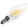 E12 4w Edison Candle Flame Filament Led Light Bulb Lamp 10*3.5cm
