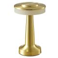 Touch Led Rechargeable Table Lamp Dining Table Bar Table Lamp,gold