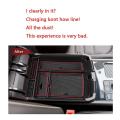 Car Central Console Organizer Tray Armrest Storage Box Insert Divider