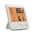 Indoor Thermometer with Backlight Screen, Room Humidity Indicator