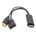 Hdmi to Display Port Dp Female Adapter 4k Hdmi to Dp Conversion Cable