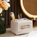 Tissue Boxes with Remote Control Holder Countertop Organizer B