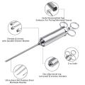 Meat Injector, 2-oz Marinade Flavor Injector 304 Stainless Steel
