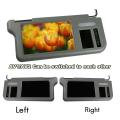 7 Inch Car Sunvisor Interior Rear View Screen (left) Sun Visor