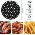2pcs 9 Inch Silicone Air Fryer Liners for Ninja Gourmia Power Xl