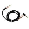 3.5mm Jack Male to Male Headphone Aux Audio Extension Cable (black)