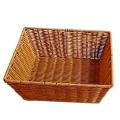 Manual Woven Storage Basket Sundries Bevel Storage Box Fruit Basket B