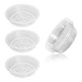 10pcs 8inch Clear Plant Saucer Plastic Drip Trays for Plants