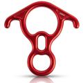 Rescue Figure with Bent Ears Belay Device Gear Equipment,red