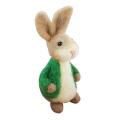 Rabbit Easter Decoration Needle Felted Bunny Cute Wool Felt Green