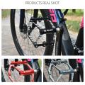Wake Flat Bike Pedals Quick Release Pedal Bike Accessories Red