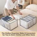 3 Pcs Washable Clothes Organizer for Folded Clothes,clothes Storage