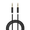 3.5mm Nylon Braided Audio Cable 1m for Mobile Phones Cars Computers