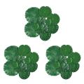 45 Pieces 5 Kinds Artificial Floating Foam Lotus Leaves Lily Pads