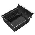 For Tesla Model 3 2021 Center Console Insert Abs Black Materials Tray