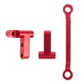 1 Pcs Metal Steering Cylinder Mounting Block for Wltoys A94,red
