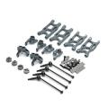 Metal Upgrade Parts Kit Suspension Arms Steering Knuckle,titanium