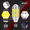 2pcs Car Reverse Light Bulbs T15 3014 Chips 87smd W16w 921 Error Free