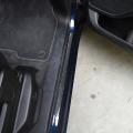 Car Door Sill Strip for Dodge Ram 18-22 Accessories,carbon Fiber