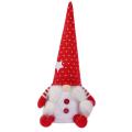 Faceless Glowing Dwarf Plush Doll Ornaments,new Year Gifts(red Hat)