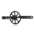 Racework Road Bike Crankset 40t Gxp Single Chainring 10/11 Speed