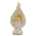 Jesus Statue Virgin Mary and Child Nativity Baptism Resin Ornament D