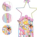 Five-pointed Star Wall Hanging Decor Hair Bows Storage Belt -1