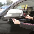 Car Soft Carbon Fiber Rearview Mirror Sticker Cover Trim