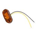 2.5inch 2 Diode Light Oval Clearance Trailer Truck Side Marker Lamp