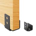 4 Piece Sliding Door Floor Rails, Adjustable, Great for Sliding Doors