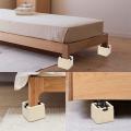 4 Pack 3 Inch Stackable Bed and Furniture Risers Square Anti Slip