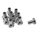10pcs Ceramic Tube Sleeves and 10pcs Metal Head Connector Adapters