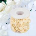 10m/roll Rose Artificial Pearl Wire Beads String Diy Decor (beige)