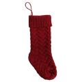 46cm Christmas Socks, Ornaments Knitted Woolen Ornaments Gift Red