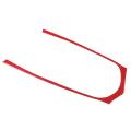 Car Central Control Gear Shift Panel Cover Trim Red