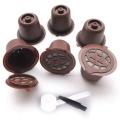 Suitable for Nespresso Coffee Machine Coffee Capsule Shell, Brown