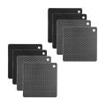 4pack Silicone Trivets Pads for Hot Dishes-heat Resistant Trivet Mats
