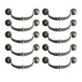 10 Pack Bronze Zinc Alloy Kitchen Cabinet Drop Bail Pulls Handles