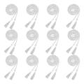 12 Pcs Graduation Braided Honor Cord with Tassel for Graduation White