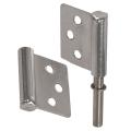 3 Inch Silver Stainless Steel 360 Degree Door Flag Hinge 2 Pieces