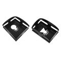 2pcs Square Slot Cutter, One Step In Place Square Slot Cutter