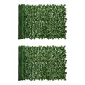 Ivy Fence Screen Artificial Hedges Fence and Faux Ivy Vine Leaf